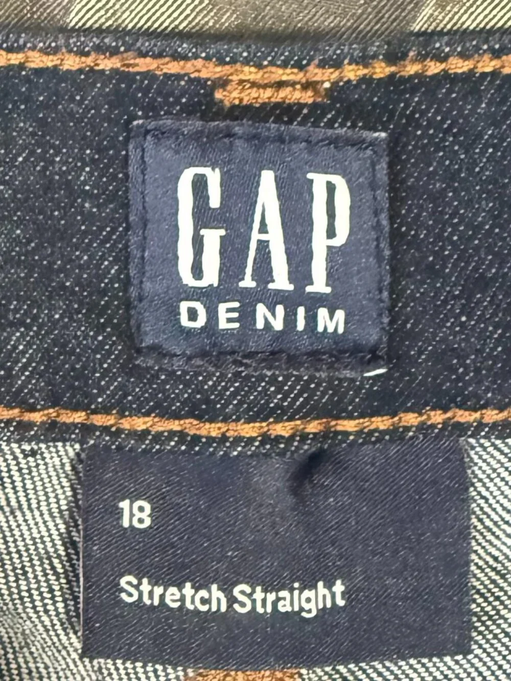 Gap Kids Stretch Straight Dark Wash Jeans Boys Size 18 (16/18)